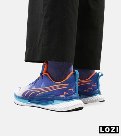 کفش کتانی ورزشی آبی سفید مردانه و زنانه PUMA مدل 4616