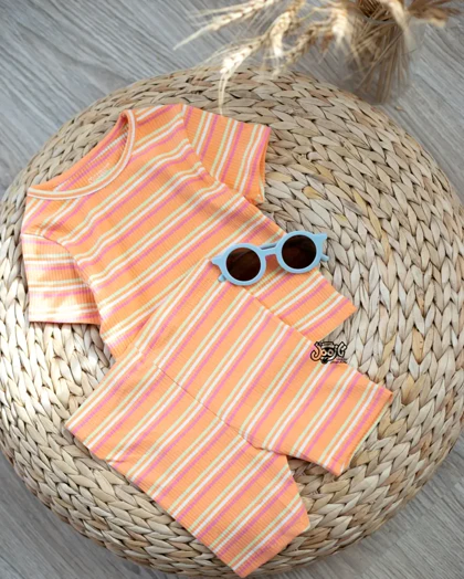 ست تیشرت شلوارک کبریتی