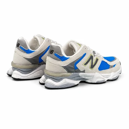 کفش کتانی بزرگ پا مدل نیوبالانس 9060 طوسی آبی New Balance 9060