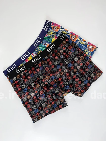شورت نخ پنبه پادار مردانه اینجی Inci سایز XXL