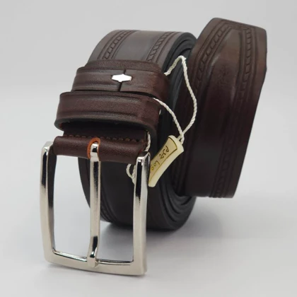 کمربند مردانه چرم طبیعی پوست گاوی کاملا درجه یک تولید داخلی