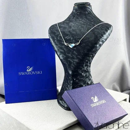 گردنبند سواروسکی مدل قلب و بال فرشته 50270