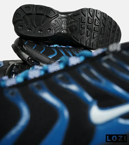 کفش کتانی مردانه و زنانه مشکی آبی NIKE AirMax Plus TN Ultra