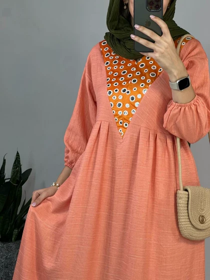 مانتو بلند نیلگون