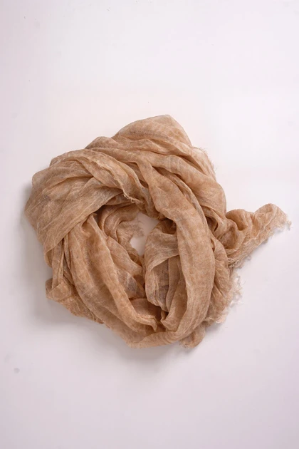 شال لینن ریشه دار زنانه