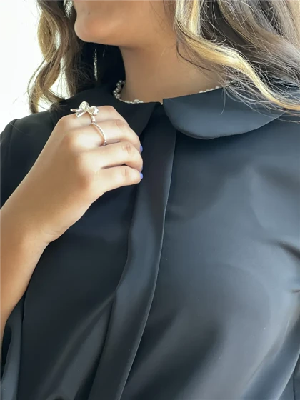 شومیز الیزه یقه ب ب