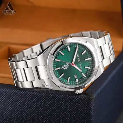 ساعت یو اس پولو صفحه سبز U.S. Polo Assn. USPA1090-01