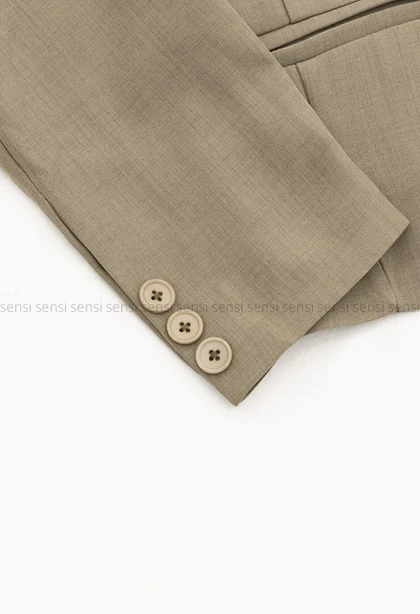 ست کت شلوار کرپ کمر بندی کد1005279