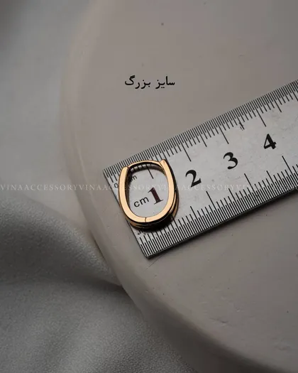 گوشواره بیضی مینیمال