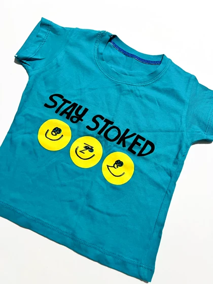 تیشرت بچگانه STAY آبی 20107