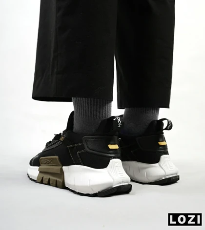 کفش کتانی مشکی سفید ریباک Reebok Zig Kinetica 2.5 Edge