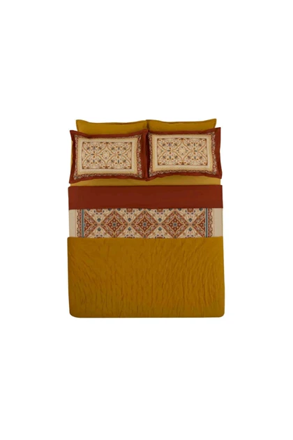 سرویس روتختی دو نفره Karaca Home مدل Olvera پنبه پلی‌استر