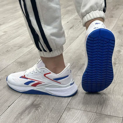 کفش و کتانی مردانه مدل ریباک REEBOK رنگ سفید و آبی