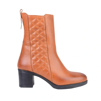 بوت طرحدار چرم زنانه 626