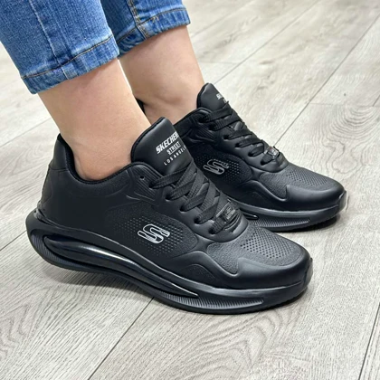کتانی اسپرت زنانه مدل اسکیچرز SKECHERS رنگ مشکی