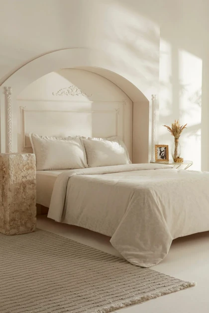 سرویس روتختی دو نفره Karaca Home مدل Venessa - شیری