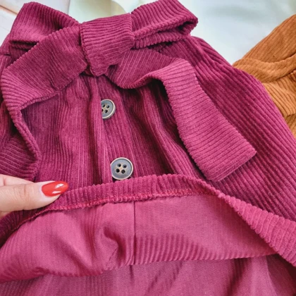 شومیز دامن دخترانه کبریتی