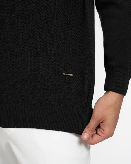 پلیور بافت مردانه یقه گرد کد 900/24