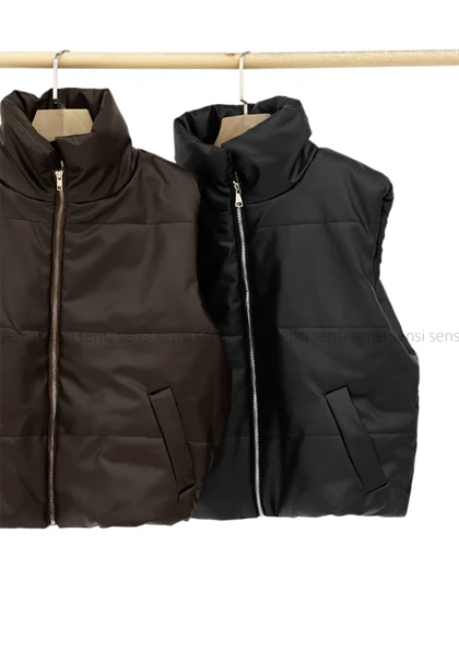 پافر آستر دار چرم کد1005181