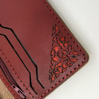 کیف پول زنانه چرم مدل آژین