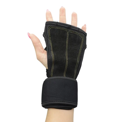 دستکش و محافظ کف دست بدنسازی راج مدل 404K1386 مشکی بسته دو عددی