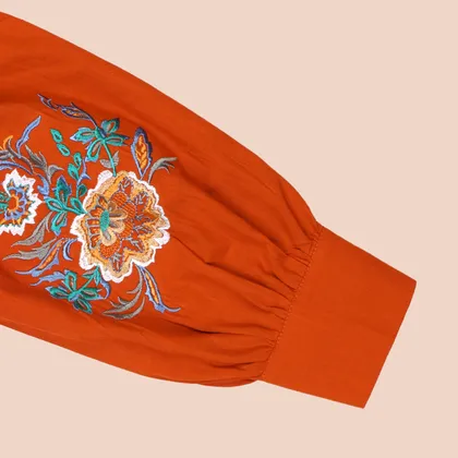 مانتو گلدوزی شاندی