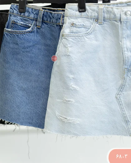 دامن کوتاه جین 6803