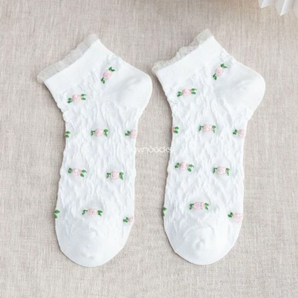 جوراب مچی طرح Flower2