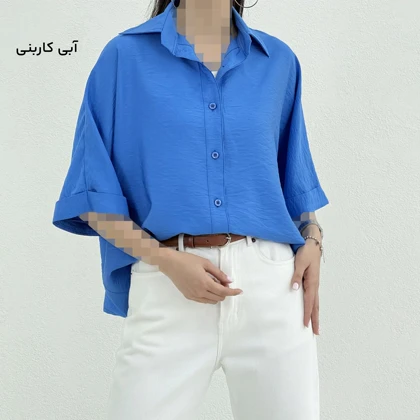 شومیز زنانه پری آستین پاکتی | آی بولک