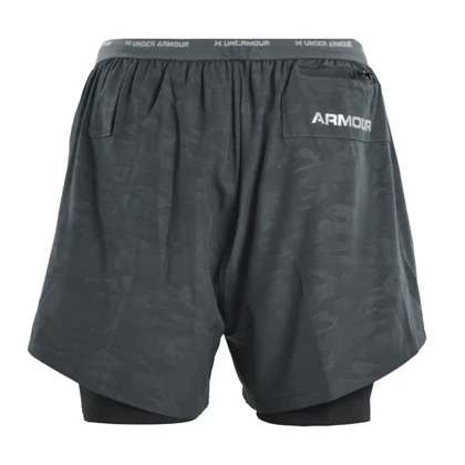 شلوارک کشاله دار ورزشی مردانه آندر آرمور مدل Heat Gear-2334 چریکی طوسی