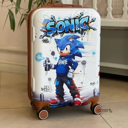 چمدان کودک پسرانه طرح سونیک