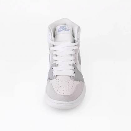 کتانی مستر مدل NIKE air jordan سفید طوسی کد 0001