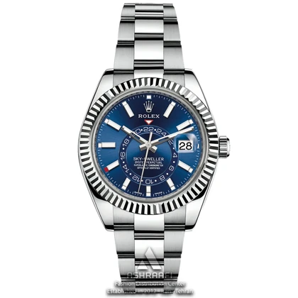 ساعت روکلس اسکای دولر صفحه آبی Rolex Sky Dweller SB1