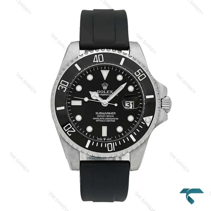 ساعت رولکس مردانه ساب مارینر بند رابر مشکی Rolex-7482-G