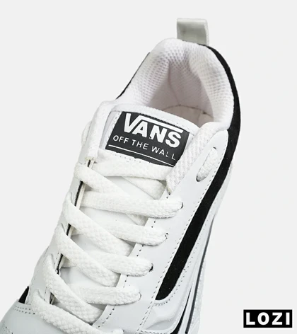 کفش اسنیکرزمردانه زنانه سفید مشکی VANS مدل 8211