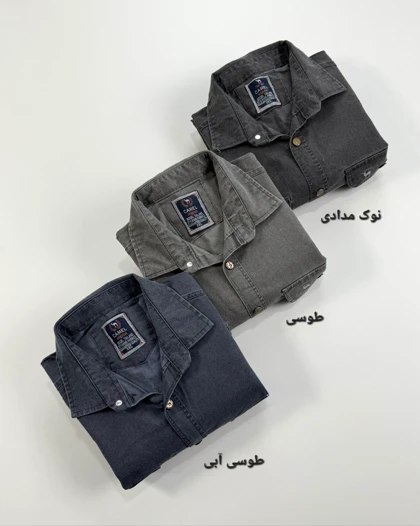 پیراهن قواره دار دوجیب کتان مردانه