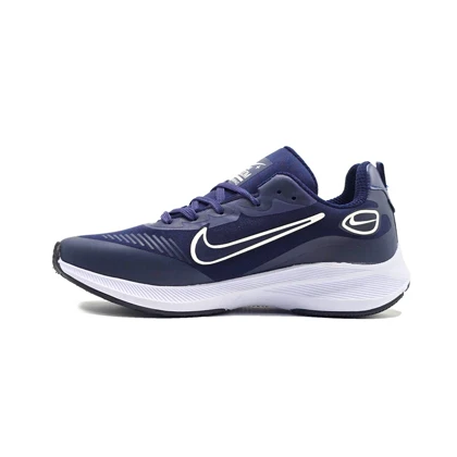 کفش و کتانی اسپرت مردانه و زنانه مدل نایک زوم NIKE_ZOOM رنگ سرمه ای سفید کد 41977