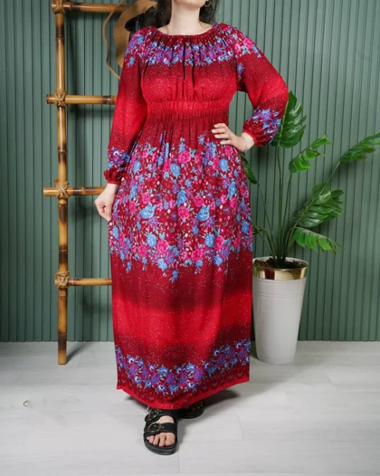 پیراهن ساحلی گلبهار R7532