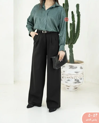 شومیز ساتن هوگون 5054