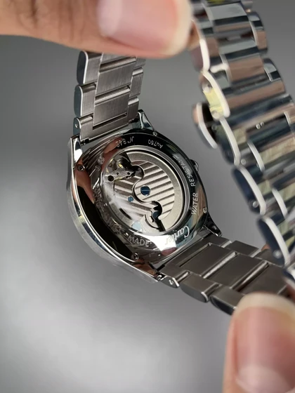 ساعت مچی کارتیه اوپن هارت بند فلزی صفحه طوسی Cartier