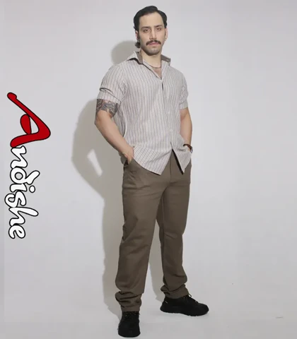 پیراهن شلوار حصیری مردانه کاران