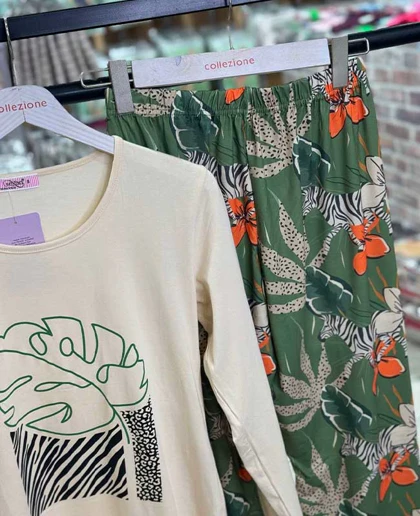 بلوز شلوار زنانه سکسن کد 40175