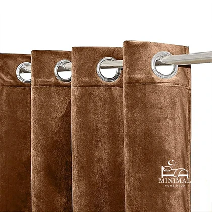 پرده آماده مخمل ویولت