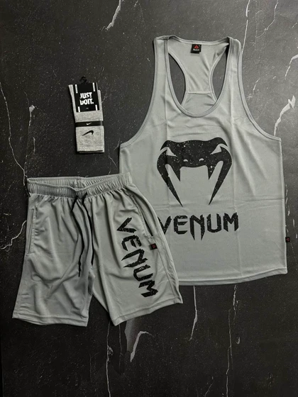 پکیج کد S168 رکابی + شلوارک + جوراب ونوم با 4 رنگ