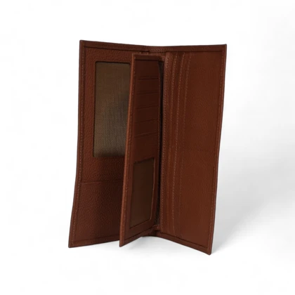 کیف پول مردانه چرمیران PD1011 فلوتر عسلی کتی