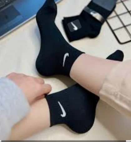 جوراب نیم ساق کش انگلیسی نایکی ورزشی 12 جفتی