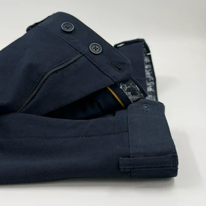 شلوار کتان بافت‌دار