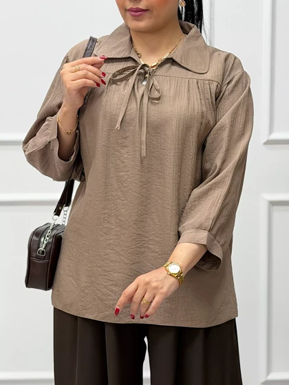 شومیز عروسکی نیلی