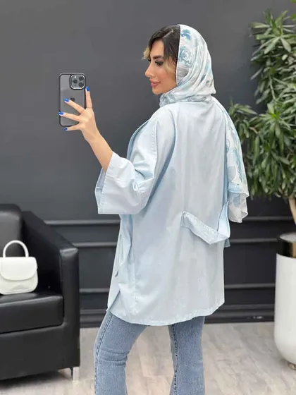 مانتو لینن جیب پاگن