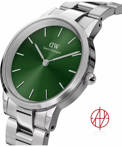 ساعت مچی دنیل ولینگتون Iconic Link Emerald مدل DW00100427